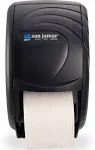 San Jamar R3590TBK Duett Oceans Toilet Tissue Dispenser - Black Pearl