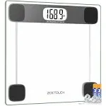 Zoetouch Digital Scale for Body Weight Bathroom Scale Weighing Scale Bath Scale, LCD Display Batteries and Tape Measure Included, 400lbs