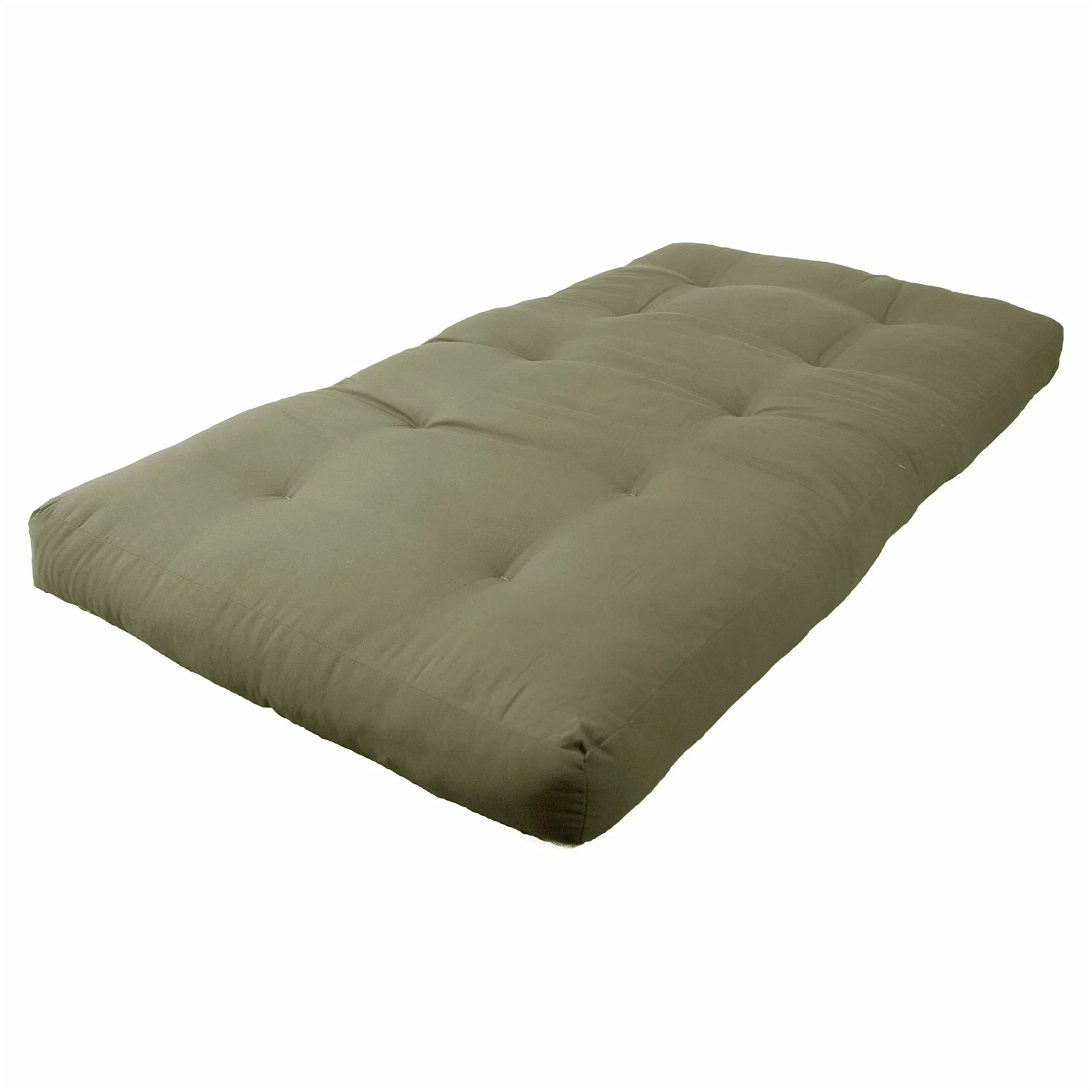 Blazing Needles Renewal 6" Twill Futon Mattress, Twin, Sage