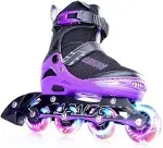 Adjustable Inline Skates for Kids and Adults with Full Light up Whee...