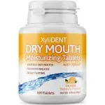 XyliDENT Dry Mouth Moisturizing Tablets with Xylitol, Orange, 100 Tablets