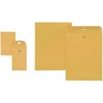  Clasp Envelopes, 6.5 x 9.5 - Inch, Brown Kraft, Box of 100 (37863) ,Packaging 