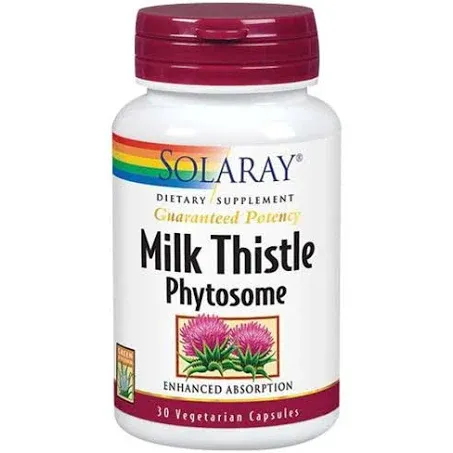 Solaray, Vital Extracts, Milk Thistle Phytosome, 60 VegCaps