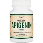 Apigenin Supplement - 50mg per Capsule, 120 Count (Powerful Bioflavonoid Found 