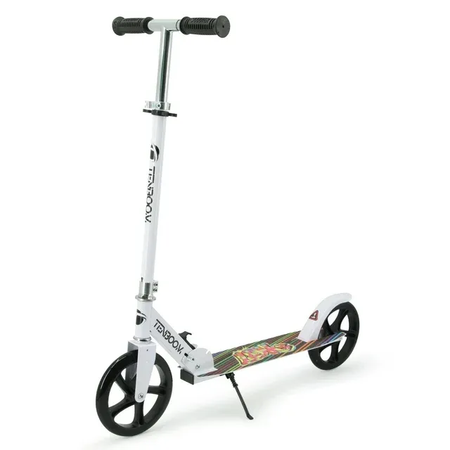 TENBOOM Kick Scooter for Ages 6+,Kid,Teens & Adults. Max Load 240 LBS. 8IN Big Wheels for Kids, Teen and Adults, 3 Adjustable Levels