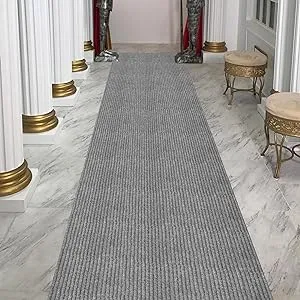 Ottomanson Extra Long Hallway Runner Waterproof Non-Slip 3x26 Indoor/Outdoor ...