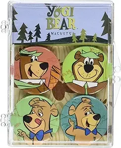 Hanna-Barbera Yogi Bear Magnet 4-Pack