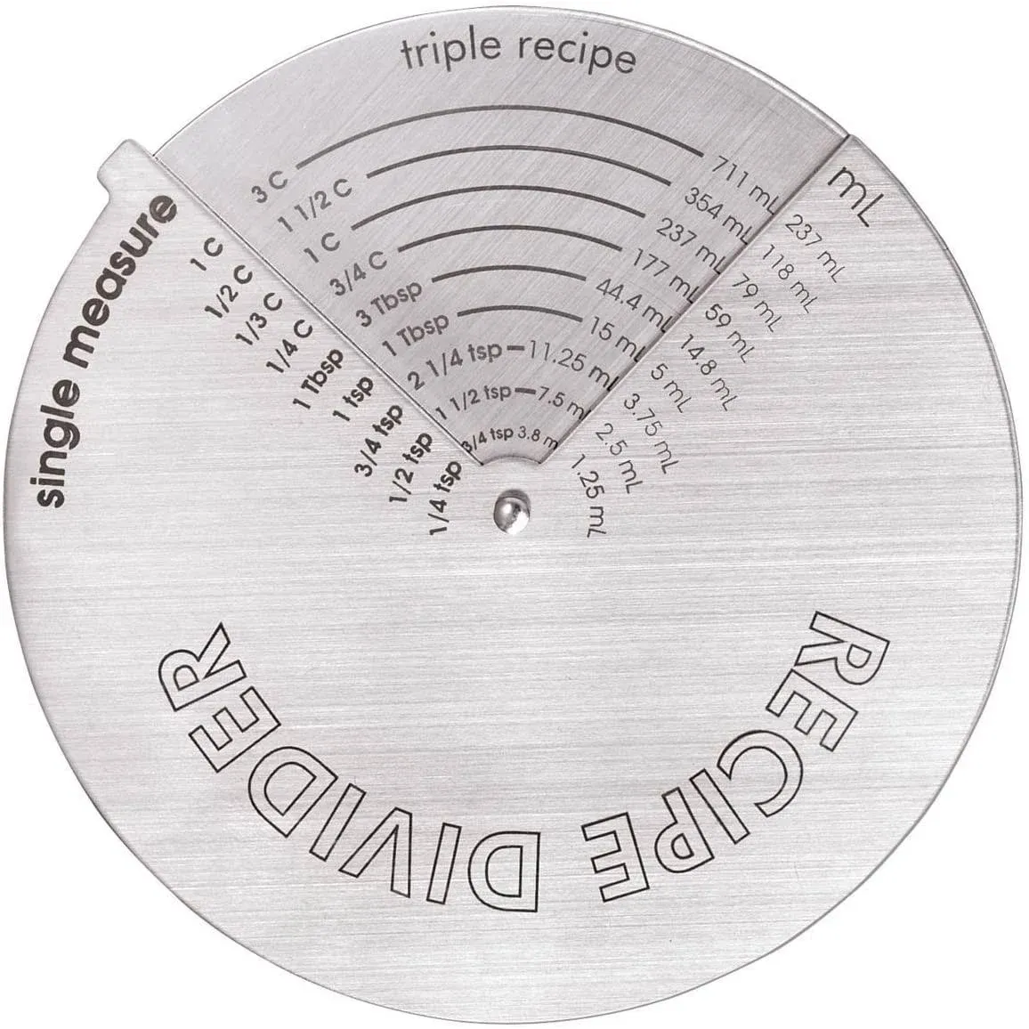 Miles Kimball Silver Recipe Divider Magnet