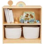 OOOK Montessori Shelf and Toy Storage, Compact Toddler Bookshelf for Small Space, Wooden Storage Cabinet Shelves and Kids Bookcase for Classroom, Kind