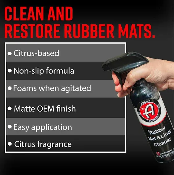 Adam's Polishes Rubber Mat & Liner Cleaner