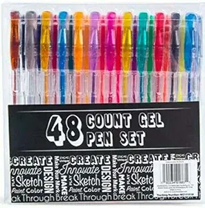 48 Count Gel Pen Set Variety colors