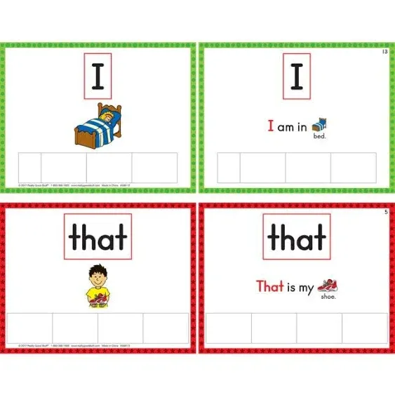 Read and Build Sight Word Sentences by Really Good Stuff