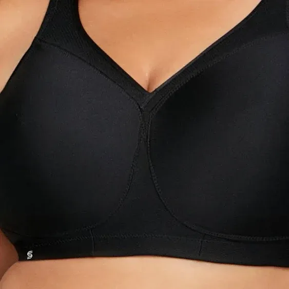 Glamorise MagicLift Seamless Sports Bra Black