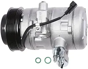 A/C Compressor - DKS17DS - Compatible with 2008-2011 Ford Focus 2.0L 4-Cylinder (W0142-W648757)