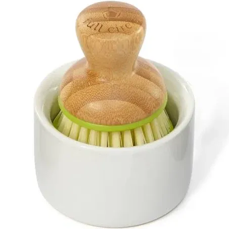 Full Circle Bubble Up Soap Dish & Brush