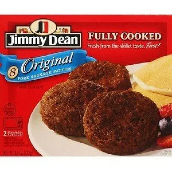 Jimmy Dean Pork Breakfast Sausage Patties (Box Pack of 2)