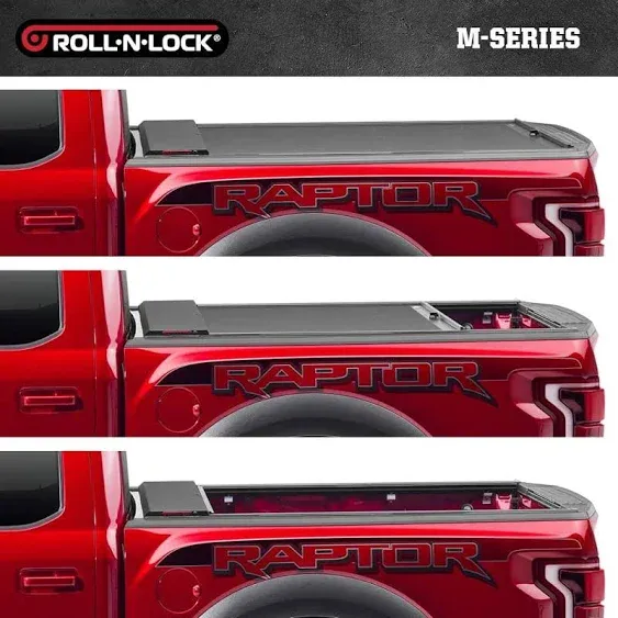 Roll-N-Lock LG102M: LG102M M-Series Locking Retractable Truck Bed Cover for 2015-2020 Ford F-150 [6.7 ft. Bed] - JEGS