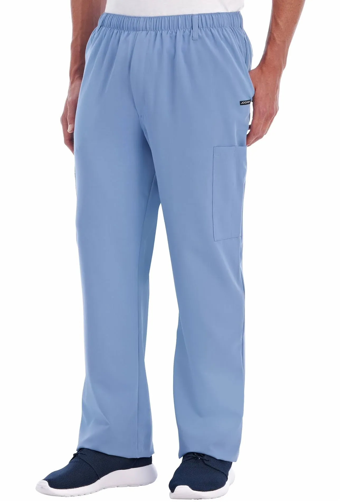 Jockey Men's Seven Pocket Stretch Scrub Pant XL Ceil Blue