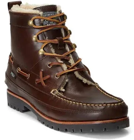 "Men's Ranger Leather Lace-up Boots In Chocolate Brown"