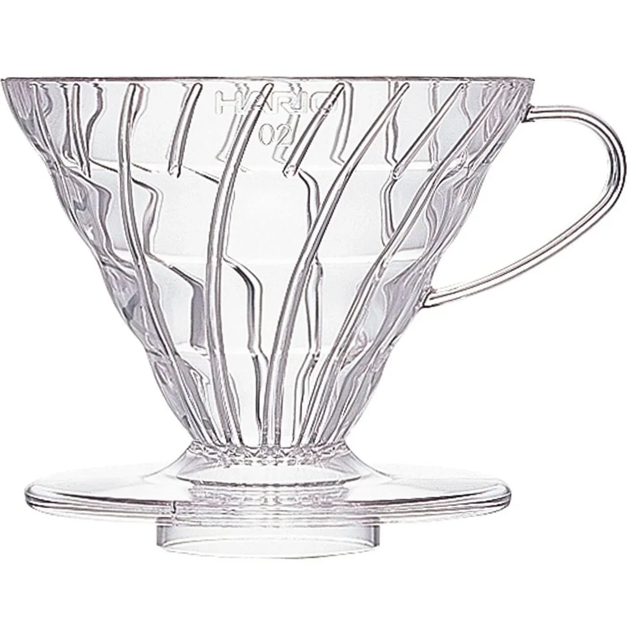 Hario V60 Plastic Coffee Dripper, 02, Clear