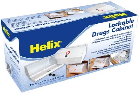 Helix Drugs Cabinet, Lockable