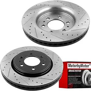 Front Brake Rotors fits for Ford F-150 Expedition, Lincoln Navigator 305mm Drilled & Slotted Disc Brake Rotor 54153