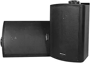 Rockville 2 HP5S-8 BK 5.25" Outdoor/Indoor Swivel Home Theater Speakers in Black