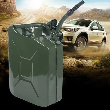 5 Gallon Metal Tank, Jerry Can - (20L Green)