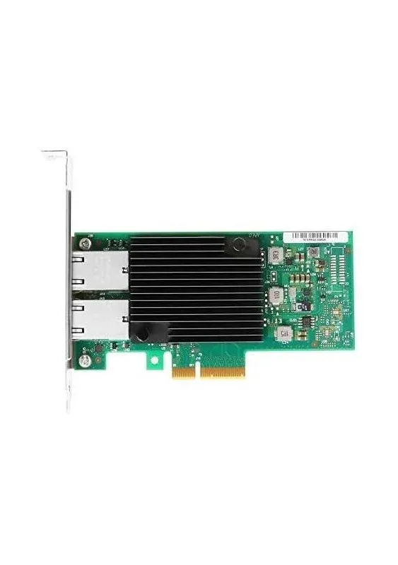 10Gb PCI-E NIC Network Card for Intel X550-T2, 1GbE/2.5GbE/5GbE/10GbE Copper Dual RJ45 Port, with Intel ELX550AT2 Controller, 10Gb PCI-E X4 Adapter Support Windows Server/Linux/ESX