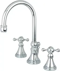 8" Widespread Bathroom Faucet, Chrome