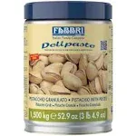 Fabbri Delipaste Pistachio Ground (with pieces), Flavoring Compound for Gelato, Ice Cream, Soft Serve, Pastry and Confectionary - 1 Tin of 3.3 lb