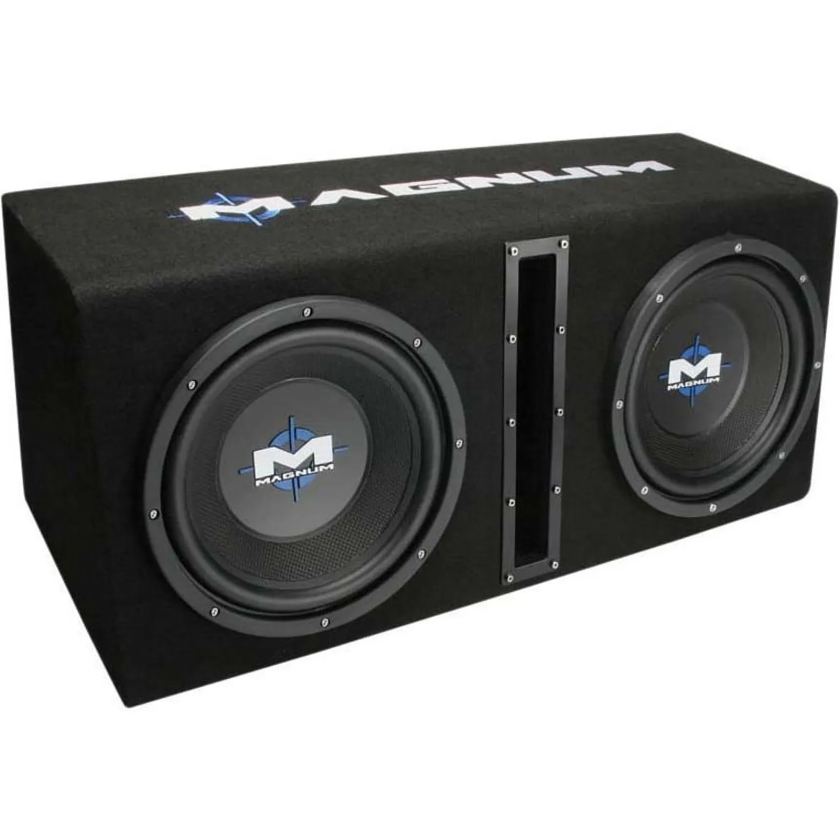 MTX Magnum MB210SP 800w Dual 10 Subwoofers+Vented Sub Box Enclosure+Amplifier