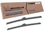 Michelin 40-2221SPBA Pro Plus Silicone Twin Pack 22 & 21 inch Wiper Blade Fits Select Jeep, Toyota, Dodge, Honda, Chevrolet, Ford, Cadillac, Nissan, Porsche, Saturn, Model Years (2 Pack)