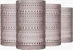 Greenline Goods Hobnail Drinking Glasses Set of 4