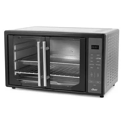 Oster Red XL Single Pull French Door Programmable Touch Convection Toaster Oven