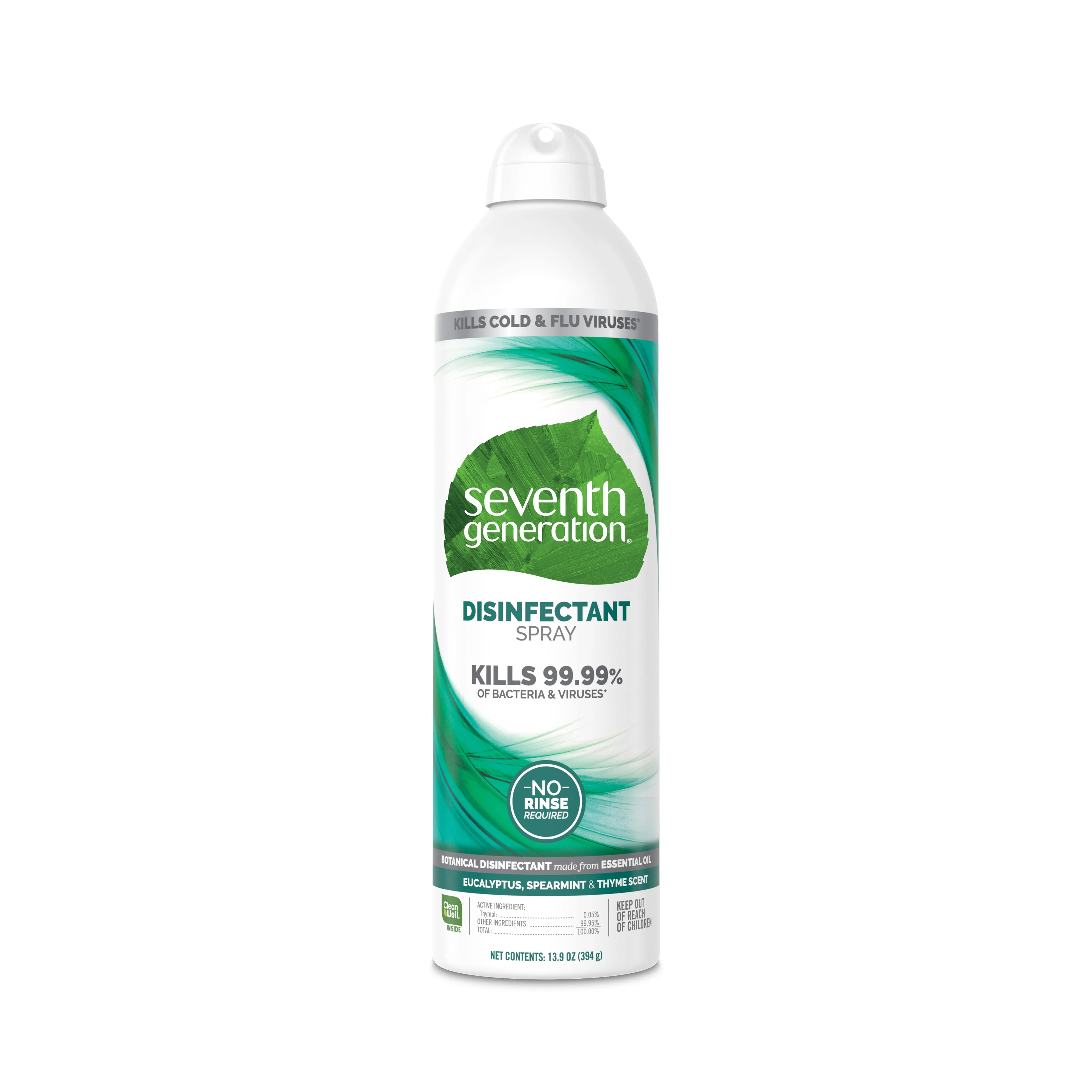 Seventh Generation Eucalyptus Spearmint & Thyme Disinfectant Spray 13.9 oz