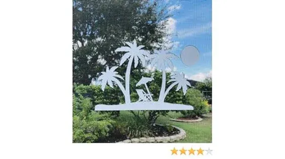 ® Beach Scene Flexible Safety Screen Magnets: Double-Sided. Bright White-Easi...