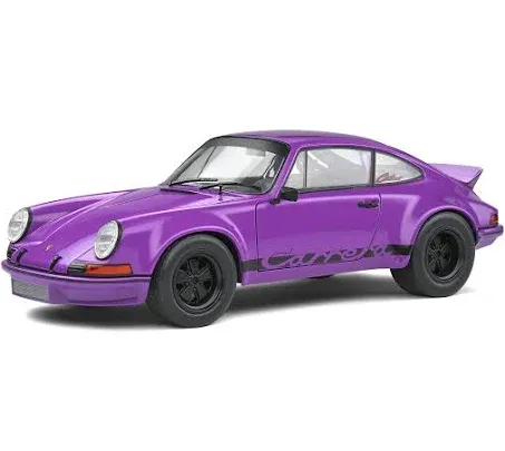 1/18 Solido 1973 Porsche 911 RSR Purple Street Fighter Diecast Car Model