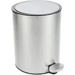 Bamodi Mini Step Trash Can with Lid - 0.8 Gallon Stainless  Assorted Colors 