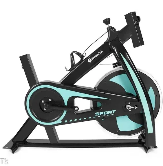 Node Fitness Indoor Cycling Bike - Folding, Upright Stationary Exercise Cycle with Magnetic Resistance