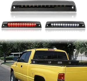 LED 3rd Third Brake Light for Ram 1500 2500 3500 94-01, KEWISAUTO Smoked Black LED 3rd Rear Brake Stop Tail Light for Dodge Ram 1500 2500 3500 1994-2001 Accessories (1PCS)