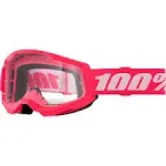 NEW 100% Strata 2 Goggles 50027-00017 Pink / Clear Lens