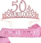 50th Birthday Rose Gold Tiara