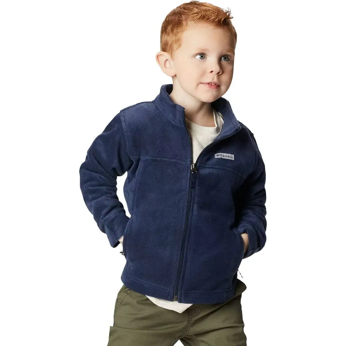 Columbia Toddler Boys' Steens MT II Fleece Jacket - 3T - Collegiate Navy