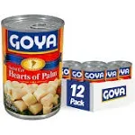 Goya Foods Salad Cut Hearts of Palm (Palmitos), 14-Ounce (Pack of 12)