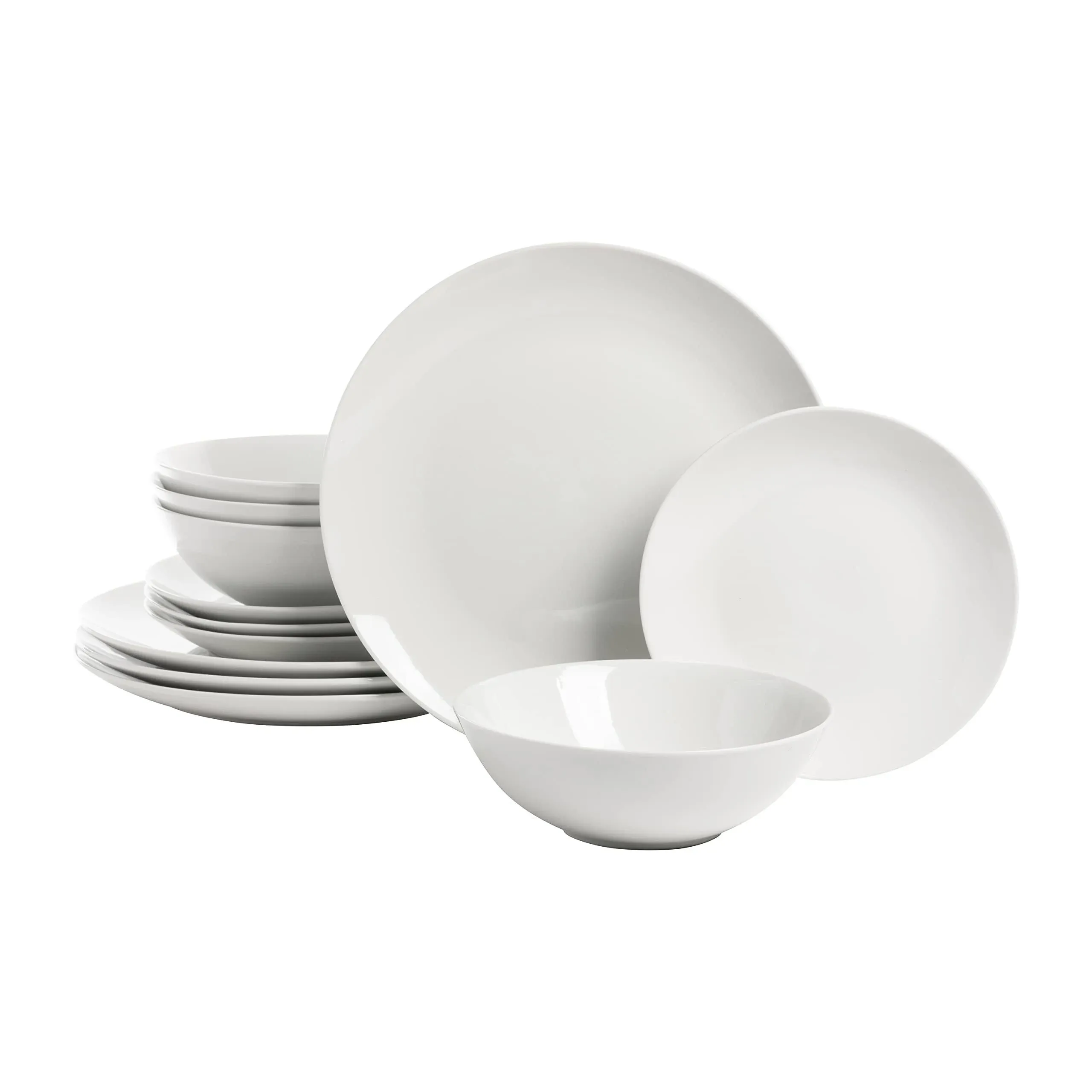 Ten Strawberry Street Simply Coupe 12-Piece Dinnerware Set