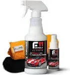 TopCoat F11 Polish & Sealer for Cars, Bikes and More – Water-Based Alternative to Ceramic Wax - 16 oz F11 Kit with Travel Bottle and 2 Microfiber Towels