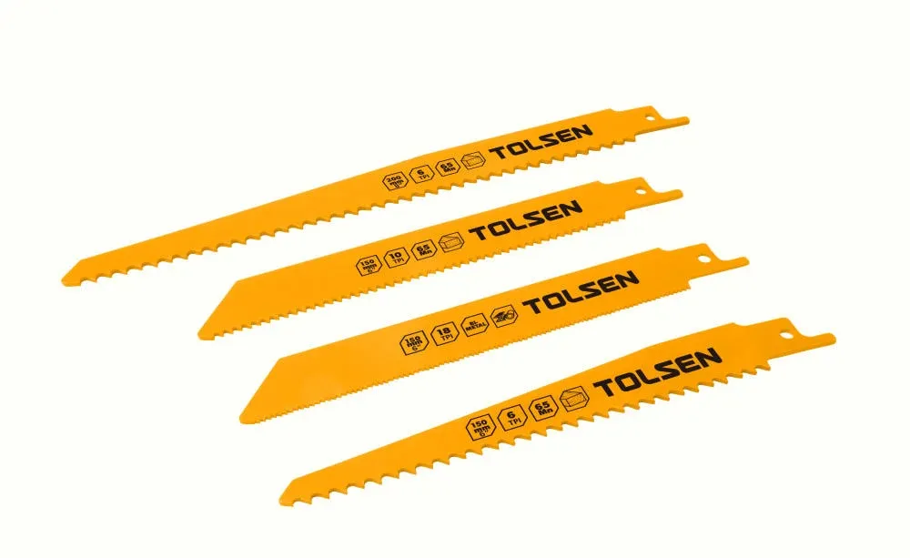 10 pcs reciprocating saw blade set Tolsen, 76830, for wood and metal