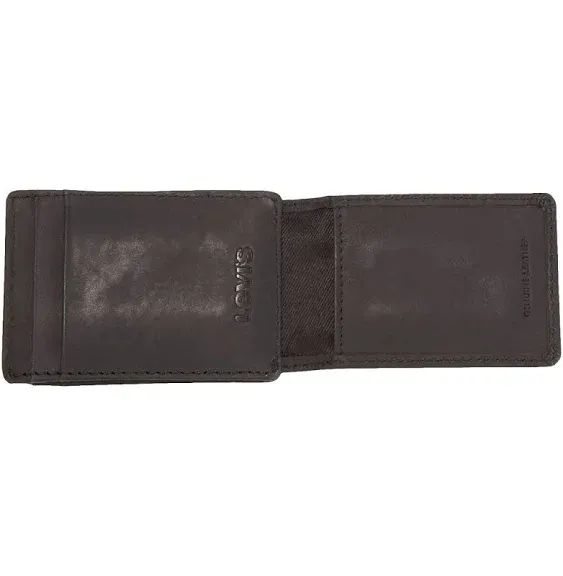 Levi's Men's RFID Slim Everyday Magnetic Front Pocket Card Case Wallet