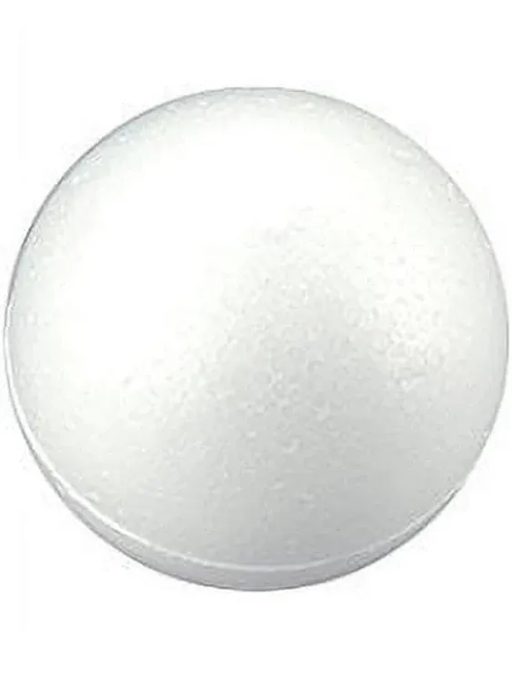 Smooth Polystyrene Foam Balls for Crafts and School Projects (8 inch Inches - 6 ...